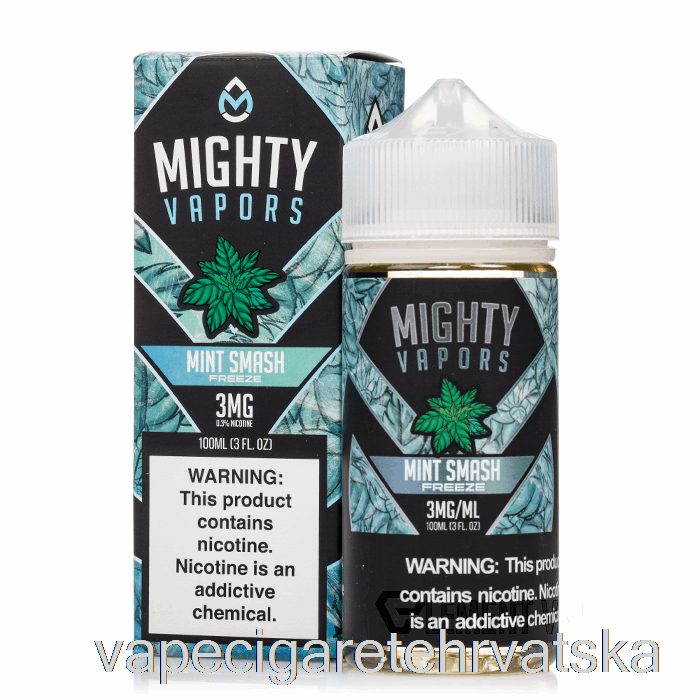 Vape Hrvatska Mint Smash Freeze - Moćna Isparenja - 100ml 0mg